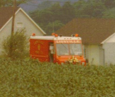 1969 International Van truck. Old Rescue.